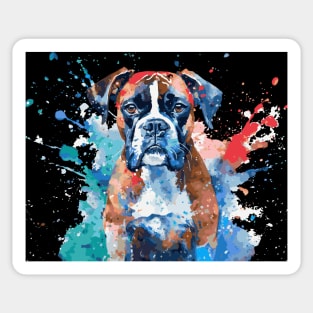 Boxer Dog Sticker